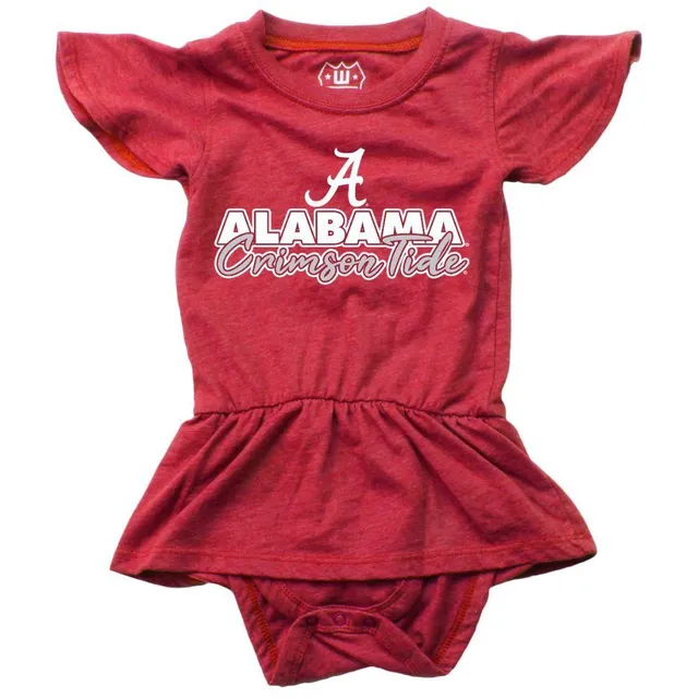 Bama, Alabama Garb Infant Ollie New to the Crew Onesie