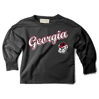 Dawgs | Georgia Wes And Willy Youth Long Sleeve Soft Top Alumni Hall