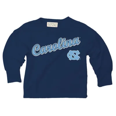 Unc | Wes And Willy Youth Long Sleeve Soft Top Alumni Hall