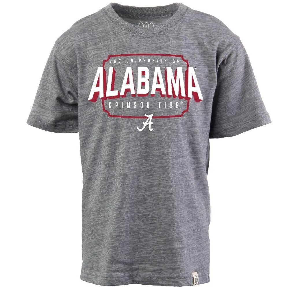 Bama | Alabama Wes And Willy Kids Cloudy Yarn Tee Alumni Hall