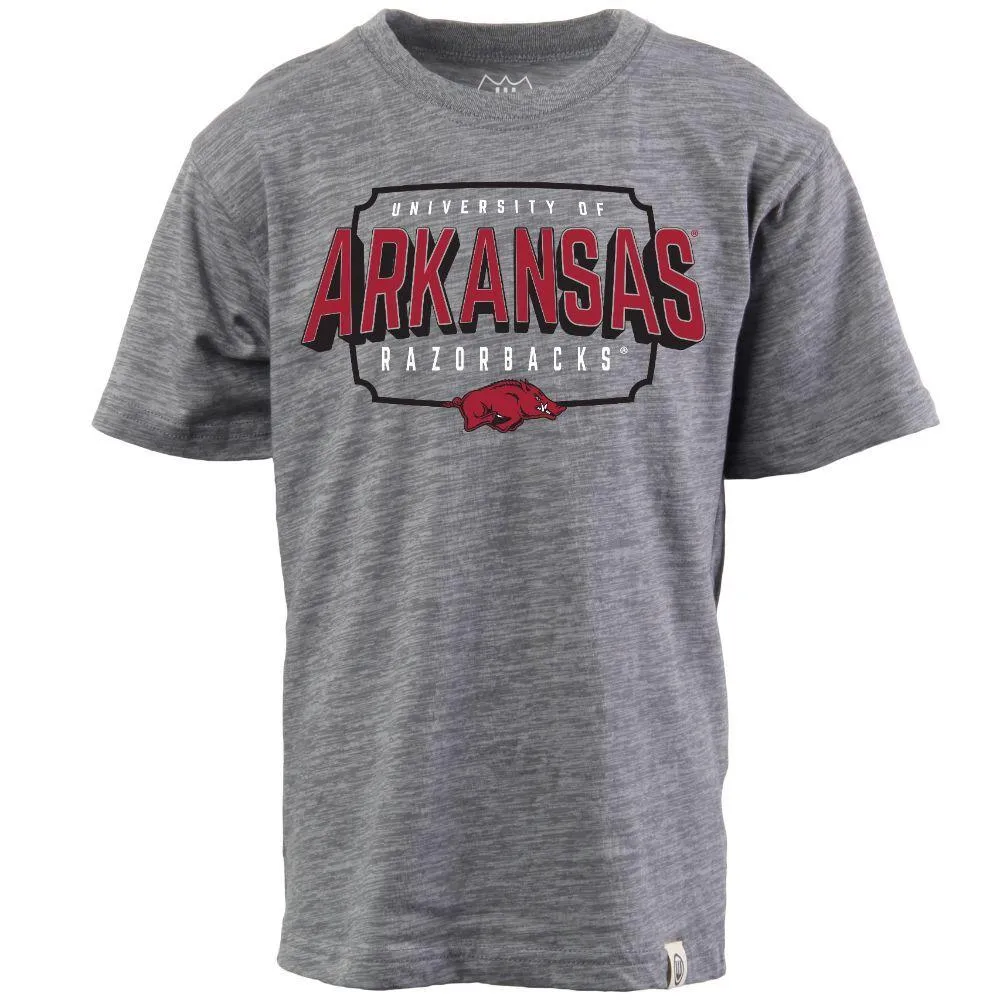 Razorbacks | Arkansas Wes And Willy Kids Cloudy Yarn Tee Alumni Hall