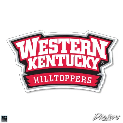  Wku | Western Kentucky Hilltoppers 12  Stack Decal | Alumni Hall