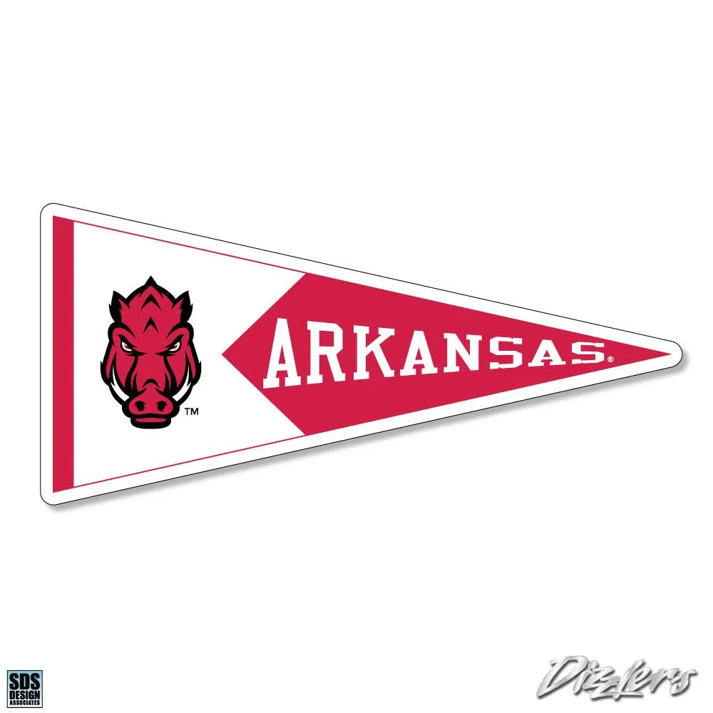  Bama | Arkansas 2  Pennant Decal | Alumni Hall