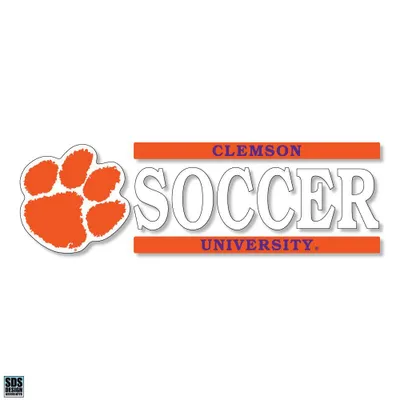  Clemson | Clemson 6  X 2  Soccer Decal | Alumni Hall