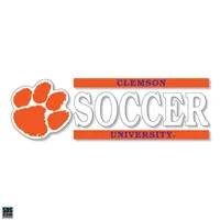  Clemson | Clemson 6  X 2  Soccer Decal | Alumni Hall