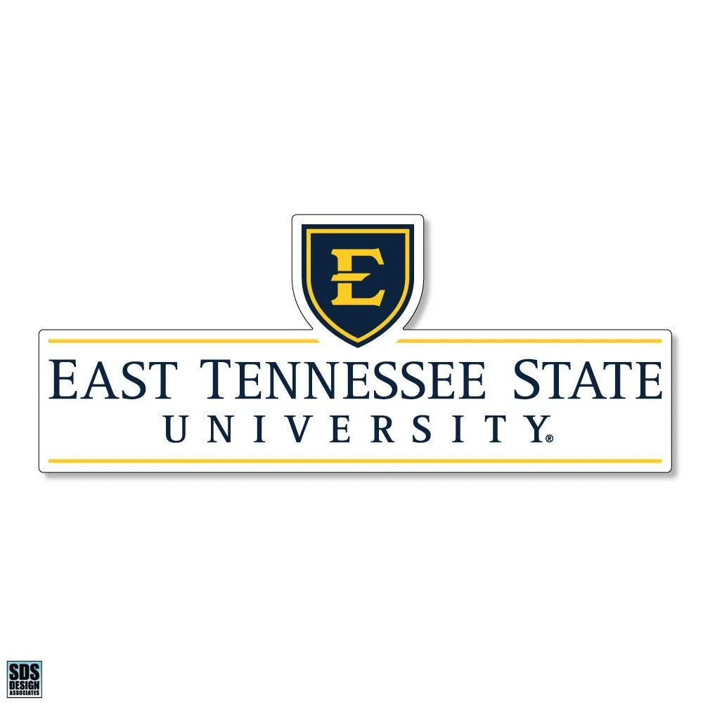  Bucs | Etsu 6  X 2  Institutional Decal | Alumni Hall