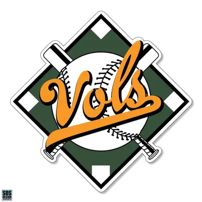  Vols | Tennessee 6  Vols Crossed Bats Decal | Alumni Hall