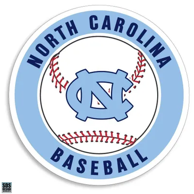  Unc | Carolina 6  Baseball Circle Magnet | Alumni Hall