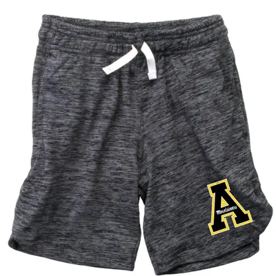 App | Appalachian State Wes And Willy Kids Cloudy Yarn Athletic Short Alumni Hall