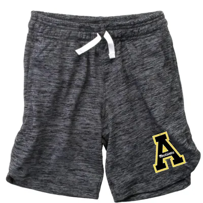 App | Appalachian State Wes And Willy Toddler Cloudy Yarn Athletic Short Alumni Hall