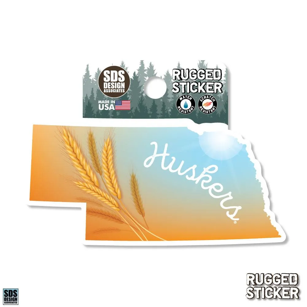  Huskers | Seasons Design Huskers State Field 3.25  Decal | Alumni Hall