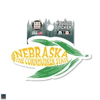  Huskers | Seasons Design Cornhuskers State Corncob 3.25  Decal | Alumni Hall