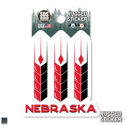  Huskers | Seasons Design Nebraska Wheat 3.25  Decal | Alumni Hall