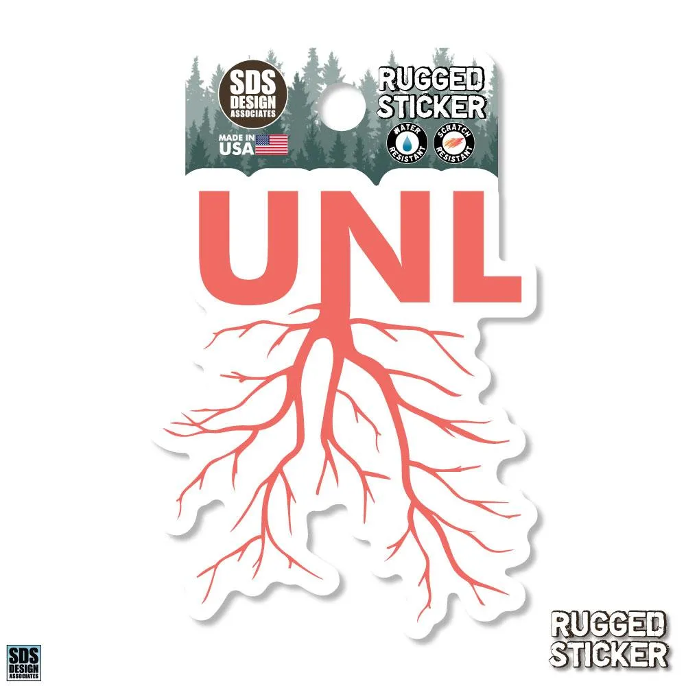  Huskers | Seasons Design Unl Roots 3.25  Decal | Alumni Hall