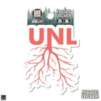  Huskers | Seasons Design Unl Roots 3.25  Decal | Alumni Hall