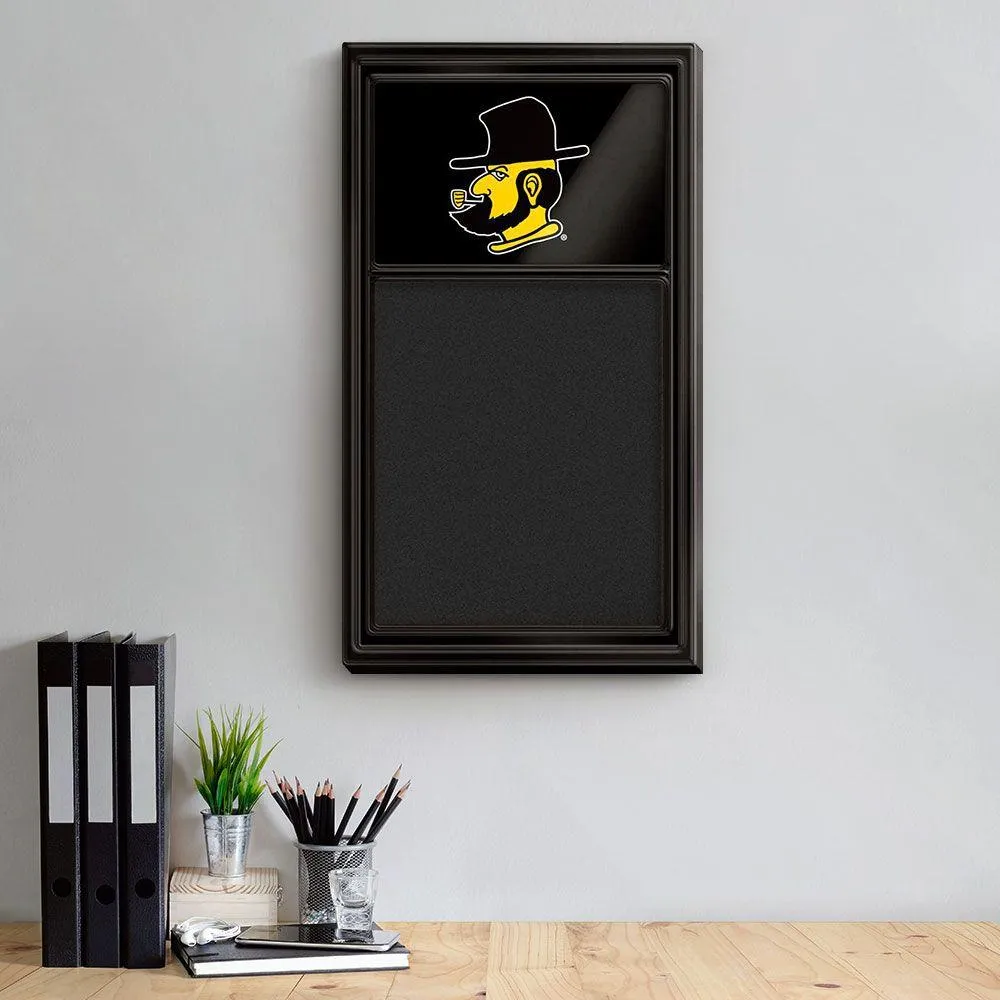 Appalachian State Yosef Chalk Note Board