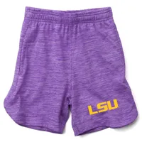 Lsu | Wes And Willy Kids Cloudy Yarn Athletic Short Alumni Hall