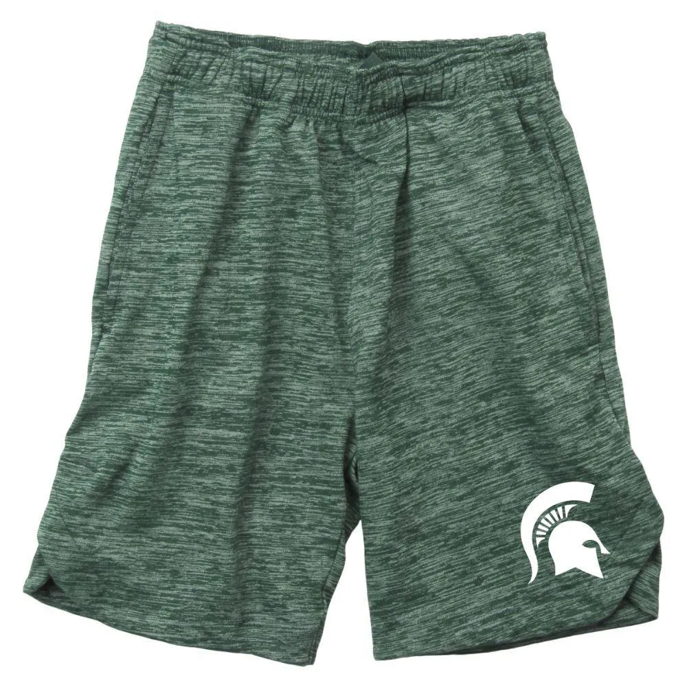 Spartans | Michigan State Wes And Willy Kids Cloudy Yarn Athletic Short Alumni Hall