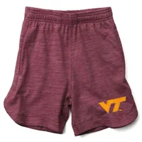 Hokies | Virginia Tech Wes And Willy Kids Cloudy Yarn Athletic Short Alumni Hall