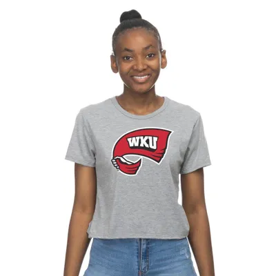 Wku | Western Kentucky Zoozatz Logo Crop Tee Alumni Hall