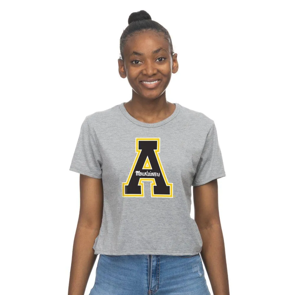 App | Appalachian State Zoozatz Logo Crop Tee Alumni Hall