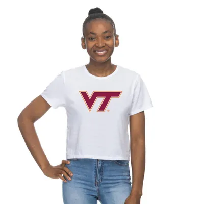 Hokies | Virginia Tech Zoozatz Logo Crop Tee Alumni Hall