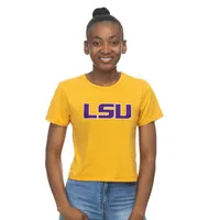 Lsu | Zoozatz Logo Crop Tee Alumni Hall