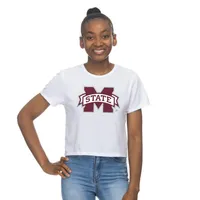 Bulldogs | Mississippi State Zoozatz Logo Crop Tee Alumni Hall