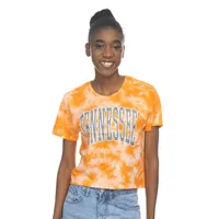 Vols | Tennessee Zoozatz Cloud Wash Arch Crop Tee Alumni Hall