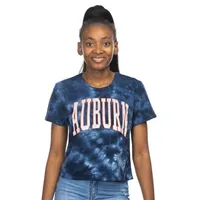 Aub | Auburn Zoozatz Cloud Wash Arch Crop Tee Alumni Hall