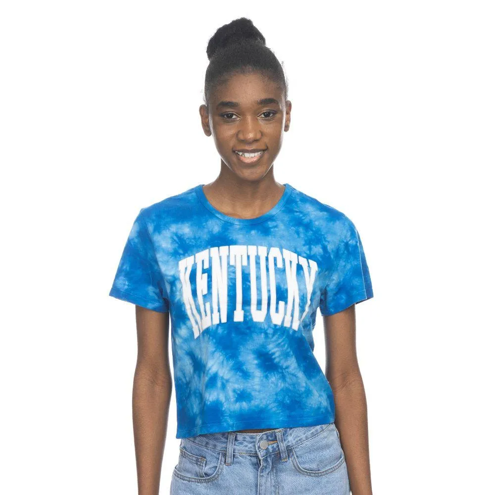 Cats | Kentucky Zoozatz Cloud Wash Arch Crop Tee Alumni Hall