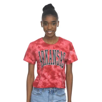 Razorbacks | Arkansas Zoozatz Cloud Wash Arch Crop Tee Alumni Hall