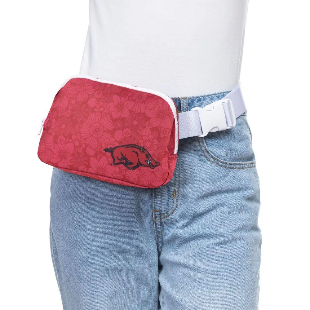  Razorbacks | Arkansas Zoozatz Floral Fanny Pack | Alumni Hall