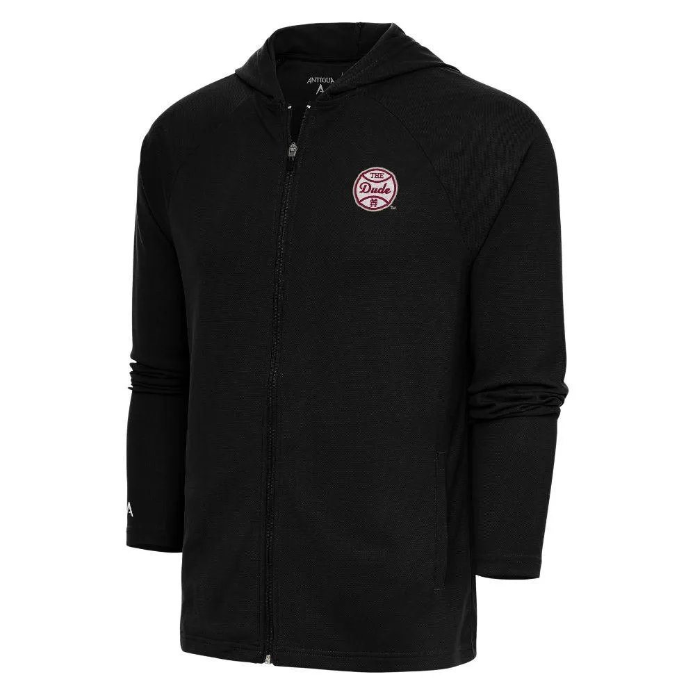 Bulldogs | Mississippi State Antigua The Dude Legacy Full Zip Hoodie Alumni Hall