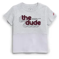 Bulldogs | Mississippi State Legacy Youth The Dude Colorblock Stacked Tee Alumni Hall