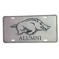  Razorbacks | Arkansas Alumni Pewter License Plate | Alumni Hall