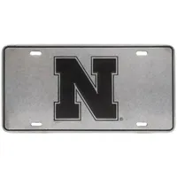  Huskers | Nebraska Pewter License Plate | Alumni Hall