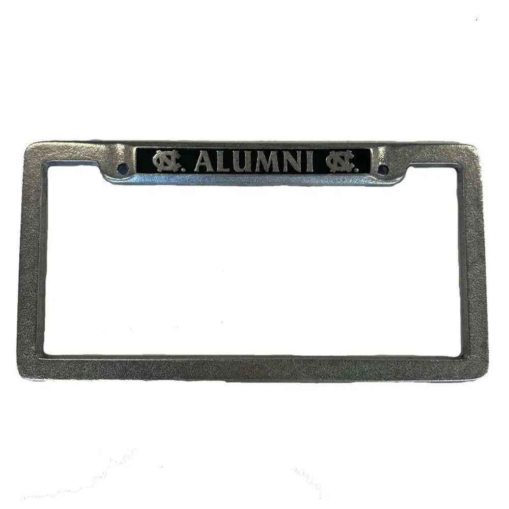  Unc | Carolina Alumni Pewter License Plate Frame | Alumni Hall