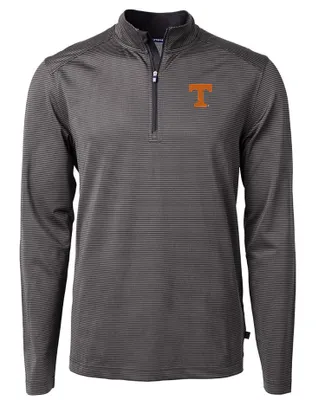 Vols | Tennessee Cutter & Amp ; Buck Virtue Eco Micro Stripe Pullover Alumni Hall