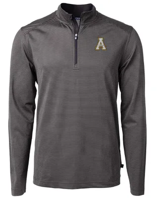 App | Appalachian State Cutter & Amp ; Buck Virtue Eco Micro Stripe Pullover Alumni Hall