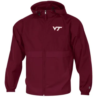 Hokies | Virginia Tech Champion Full Zip Lightweight Jacket Alumni Hall