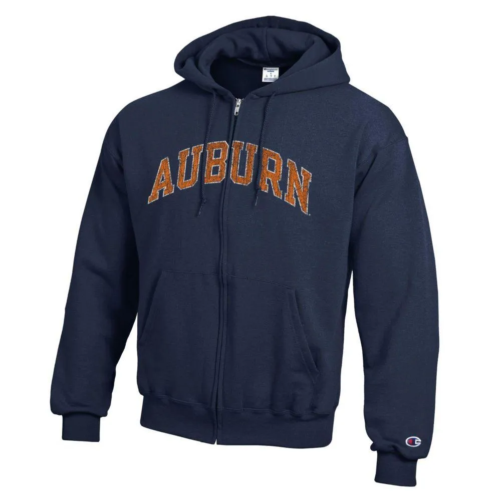 Auburn Champion Full Zip Hoodie