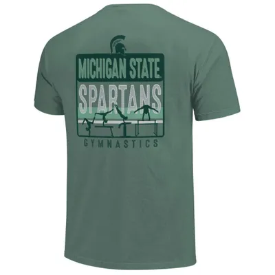 Spartans | Michigan State Image One Gymnastics Sign Comfort Colors Tee Alumni Hall
