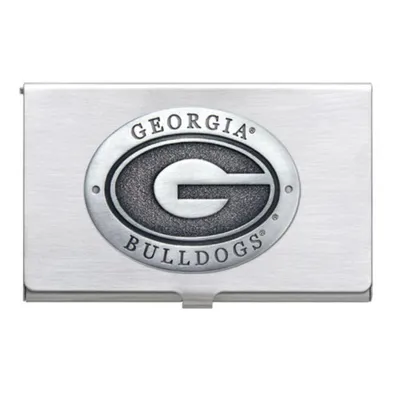  Dawgs | Georgia Heritage Pewter Business Card Case | Alumni Hall