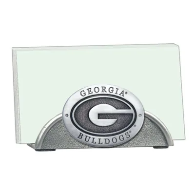  Dawgs | Georgia Heritage Pewter Business Card Holder | Alumni Hall