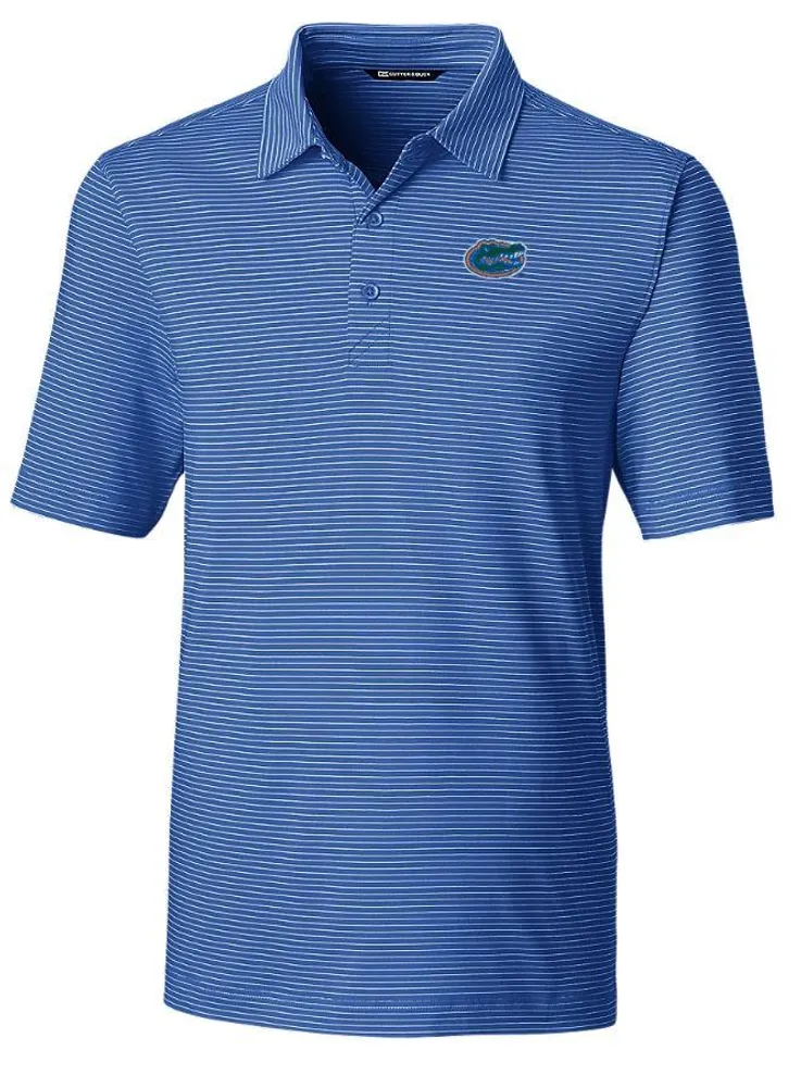 Gators | Florida Cutter & Amp ; Buck Forge Pencil Stripe Polo Alumni Hall