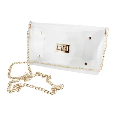 Ah | Capri Designs Envelope Crossbody Clear Bag | Alumni Hall