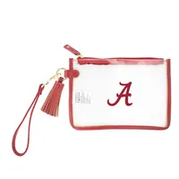  Bama | Alabama Wristlet Clear Bag | Alumni Hall