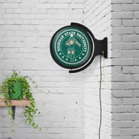  Spartans | Michigan State Sparty Rotating Lighted Wall Sign | Alumni Hall