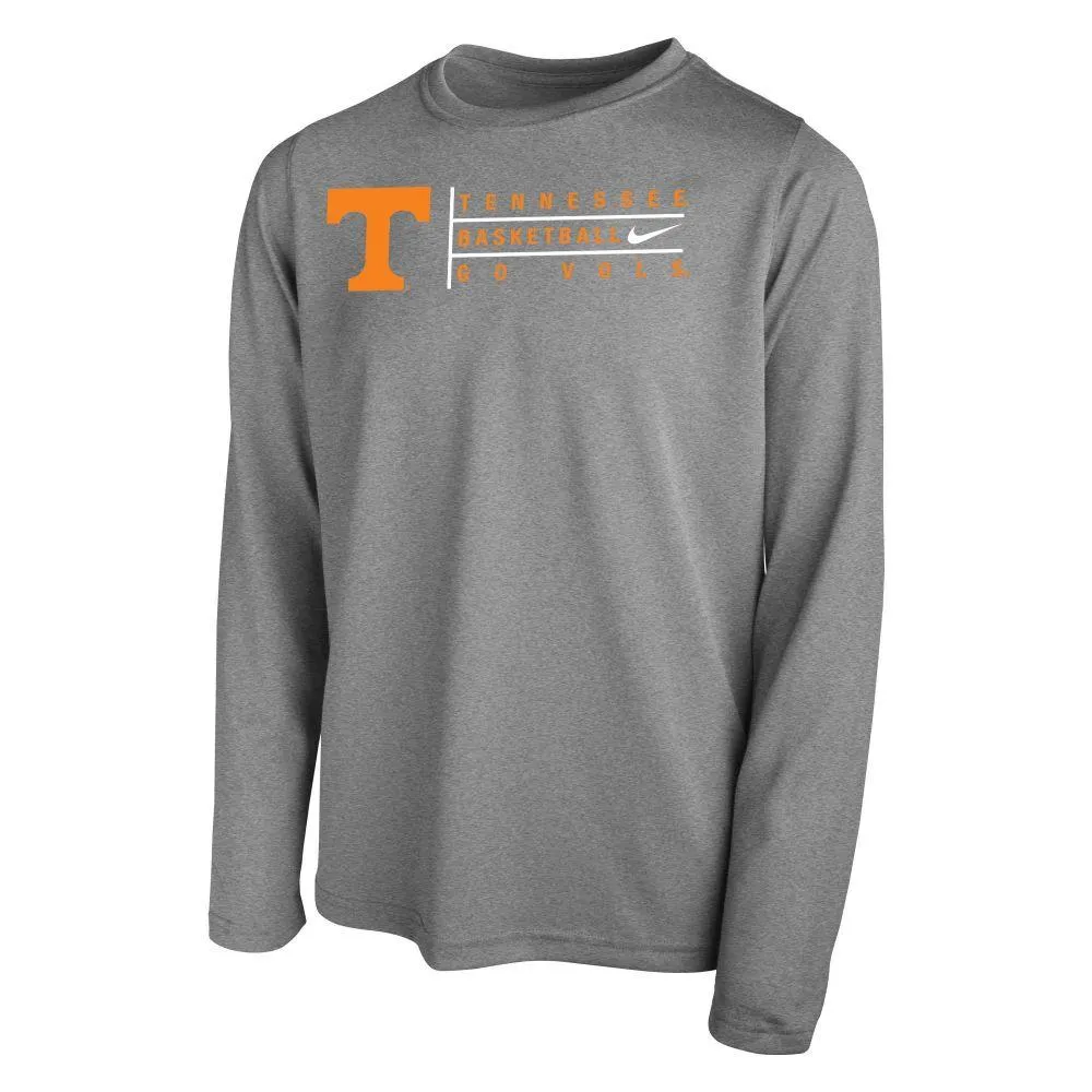 Vols | Tennessee Nike Youth Basketball Long Sleeve Legend Tee Alumni Hall